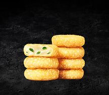 Сырные медальоны с халапеньо