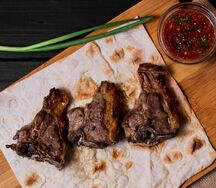 Шашлык из бараньих яблочек