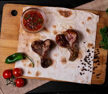 Шашлык из бараньего языка