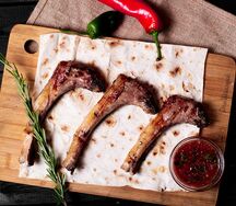 Шашлык из бараньей корейки