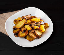 Жареный картофель с грибами