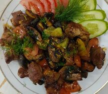 Курица с овощами