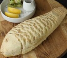 Целая дорадо с солью
