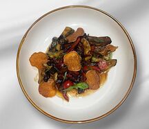 Теплый салат