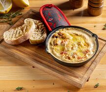 Кокиль из лосося и мидий