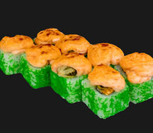 Запеченный с мидиями 