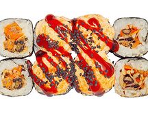 Запеченный с мидиями