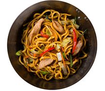 Лапша с курицей