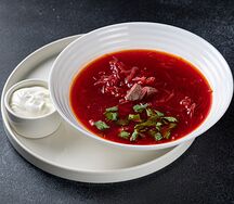 Борщ с телятиной