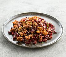 Жареный цыпленок с перцем чили