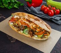 Донер в пите с говядиной