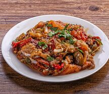 Салат Мангал горячий без мяса