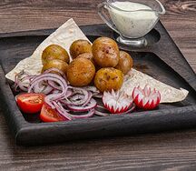 Картофель на мангале