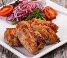 Шашлык из куриных крыльев