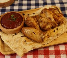 Шашлык из куриных крыльев