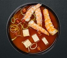 Мисо с креветками