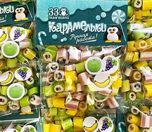 Рубленая карамель Фруктовый микс