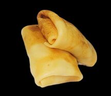 Блины с яблоком и корицей