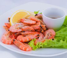 Креветки вареные