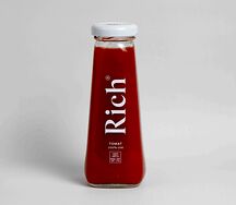 Сок в стекле Rich томатный