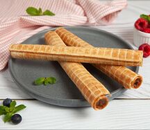Трубочки с варёной сгущёнкой 