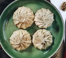 Хинкали с бараниной