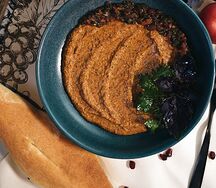 Холодный лобио из красной фасоли