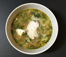 Домашний суп-лапша с куриной грудкой
