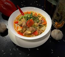 Лагман с говядиной (халяль)