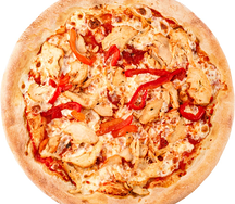 Пицца с курицей