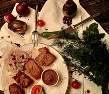 Шашлык из cвинoй шеи