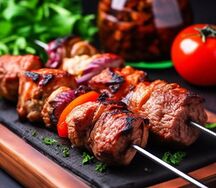 Шашлык из свининой шеи