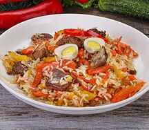 Плов из говядины