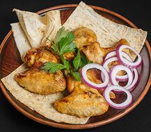 Шашлык из куриных крыльев