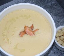 Суп-пюре с лососем