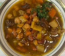 Реза шурпа-нарезной суп