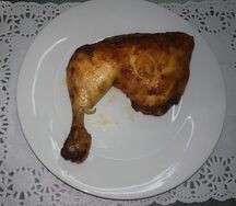Окорок куриный запечённый