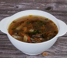 Грибной с яйцом