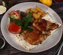 Стейк из куриного бедра