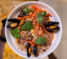 Фунчоза с морепродуктами
