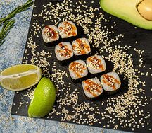 Маки с угрем