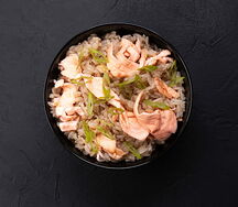 Тяхан с лососем