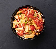 Удон с курицей