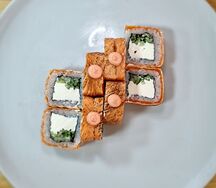 Опаленный лосось