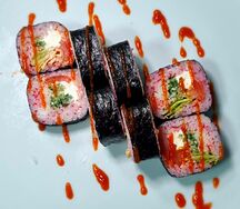 Острые футомаки с крабом