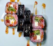 Футомаки с лососем