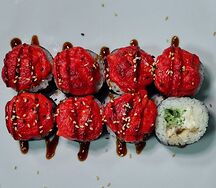 Запечённый ролл с угрем