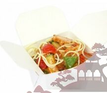 Вок свинина с лапшой и овощами по-пекински