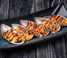 Запеченные мидии