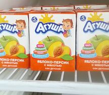 Агуша Яблоко-персик